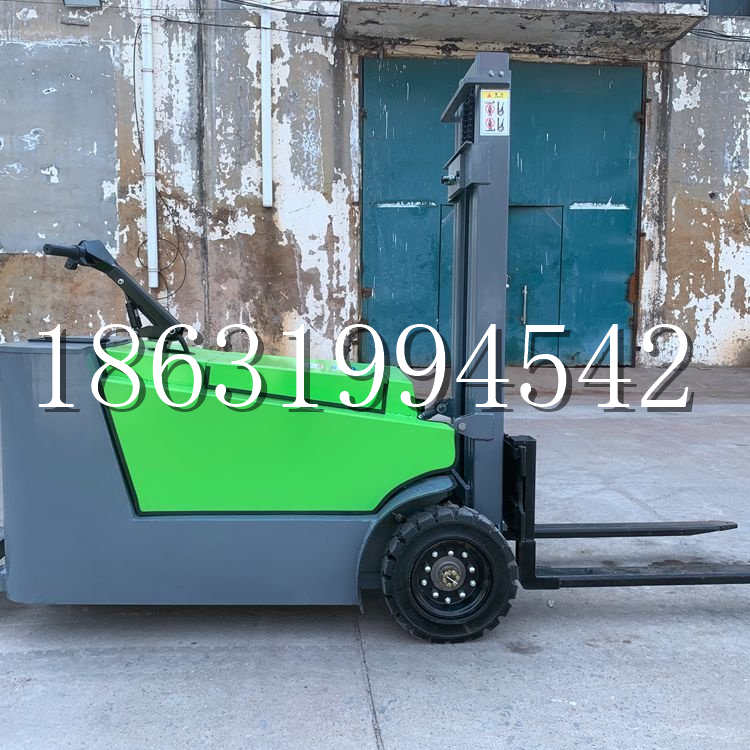 波密县小型电动叉车1吨2吨步行站驾式电瓶堆高充电装卸车液压升降车铲车